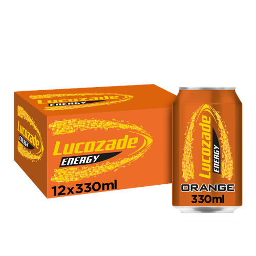 Lucozade Energy Drink Orange 12 x 330ml