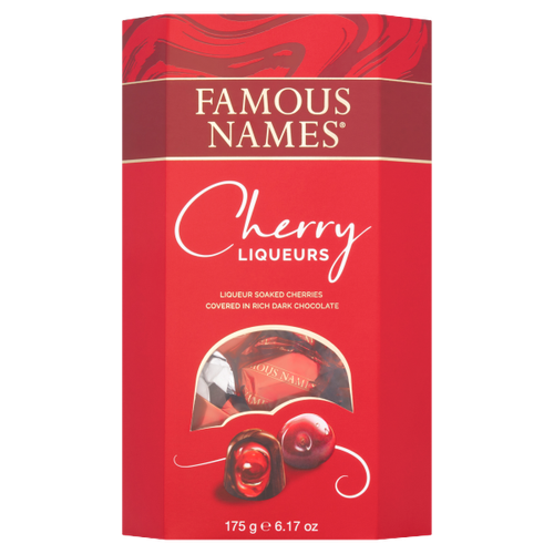 Famous Names Cherry Liqueur Chocolates 175g