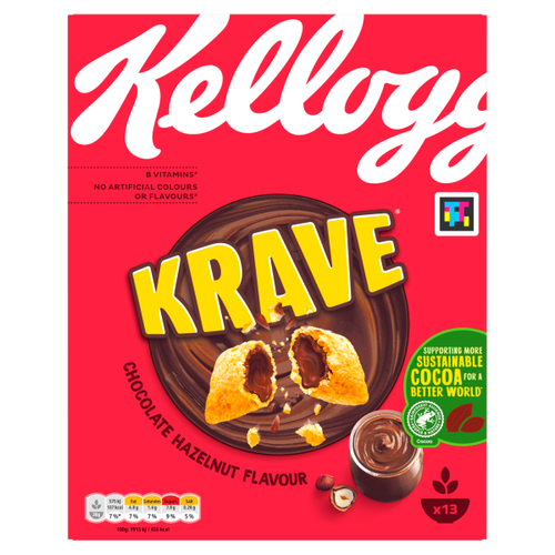 Kellogg's Krave Chocolate Hazelnut Flavour 410g