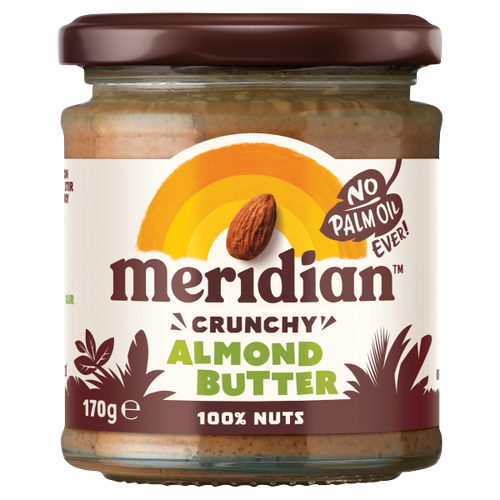 Meridian Crunchy Almond Butter 170g Jar