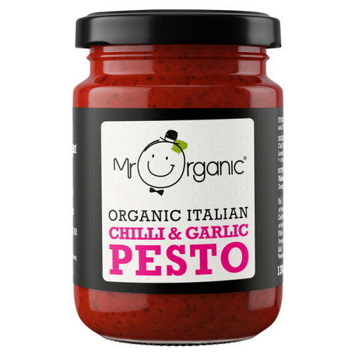 Mr Organic Organic Italian Chilli & Garlic Pesto 130g