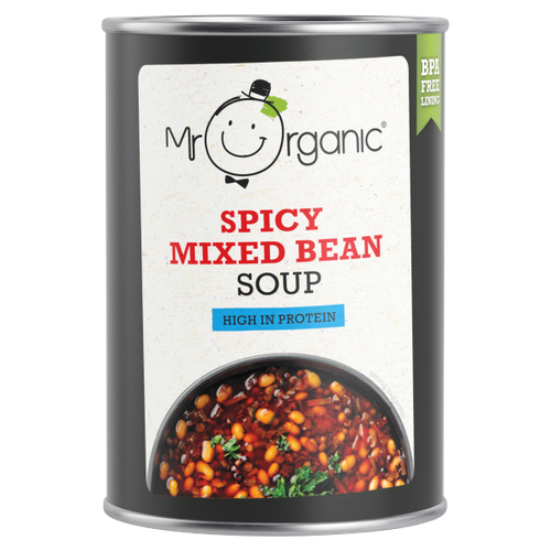 Mr Organic Spicy Mixed Bean Soup 400g