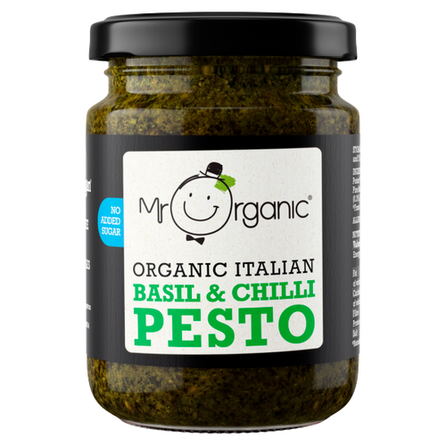 Mr Organic Organic Italian Basil & Chilli Pesto 130g