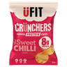 Ufit Crunchers Popped Protein Chips Thai Sweet Chilli Flavour 35g