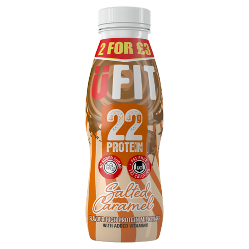 Ufit Salted Caramel Flavour Protein Milkshake 310ml