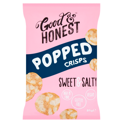 Good & Honest Popped Crisps Sweet & Salty 85g