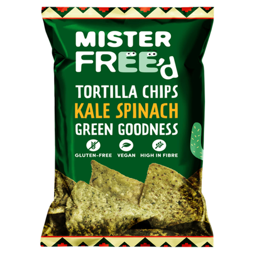 Mister Free'd Tortilla Chips Kale Spinach 135g