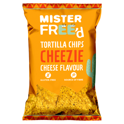 Mister Free'd Tortilla Chips Cheezie Cheese Flavour 135g