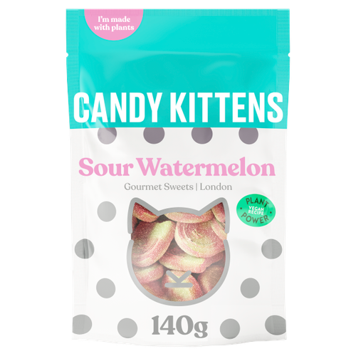 Candy Kittens Sour Watermelon Gourmet Sweets 140g