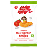 Little Freddie Organic Baby Food Stage 3 from 12 Months Tomato Multigrain Smiles Snack 4x11g