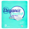 Elegance Cloud Soft Toilet Tissue 9 Rolls