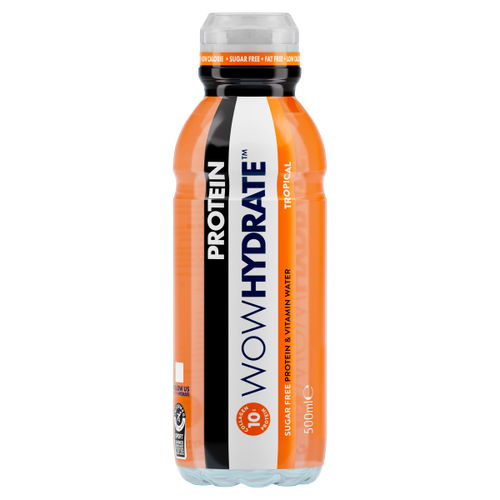 Wow Hydrate Protein Water Tropical 500ml