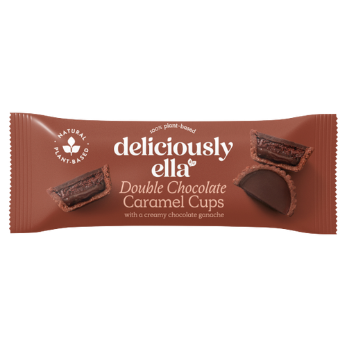 Deliciously Ella Double Chocolate Caramel Cups 36g