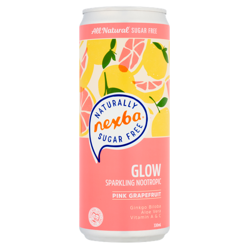 Nexba Glow Pink Grapefruit Nootropic 330Ml