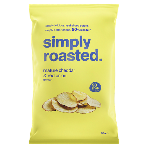 Simply Roasted Mature Cheddar & Red Onion Flavour 93g