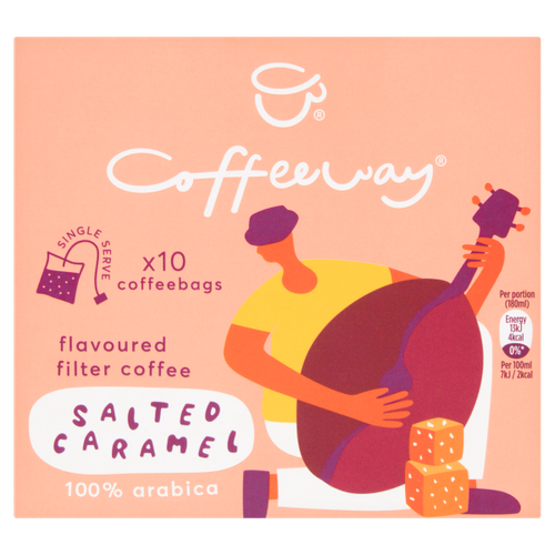 Coffeeway Salted Caramel Flavoured Filter Coffee 10 x 7,5g (75g)