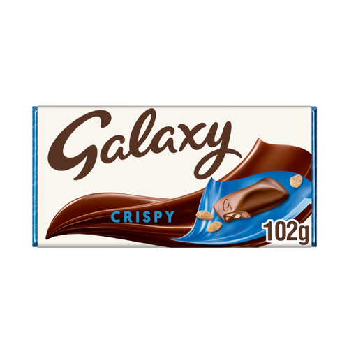 Galaxy Crispy Chocolate Bar 102g