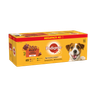 Pedigree Adult Wet Dog Food Pouches Mixed in Jelly Mega Pack 40 x 100g