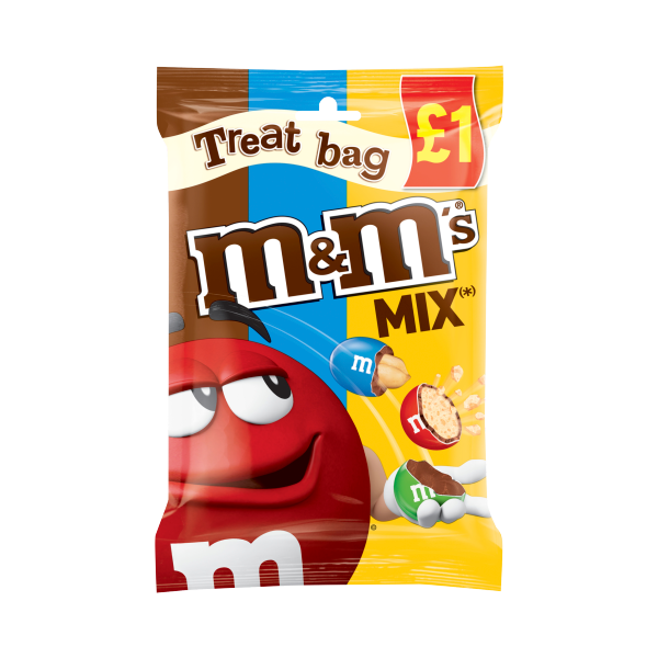 M&M's Mix Chocolate Pouch Bag 128g - We Get Any Stock