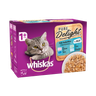 Whiskas Pure Delight Senior Cat Food Pouches Fish in Jelly 12 x 85g