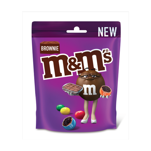 M&M's Brownie Chocolate Pouch Bag 102g - We Get Any Stock