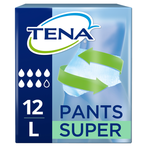 TENA Super 12 Pants Large