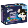 FELIX AS GOOD AS IT LOOKS Senior Mixed Selection in Jelly Wet Cat Food 12 x 100g