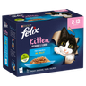 FELIX AS GOOD AS IT LOOKS Kitten Fish Selection in Jelly Wet Cat Food 12 x 100g