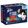 FELIX AS GOOD AS IT LOOKS Senior Meat Selection in Jelly Wet Cat Food 12 x 100g