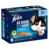 FELIX AS GOOD AS IT LOOKS Senior Fish Selection in Jelly Wet Cat Food 12 x 100g