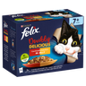 Felix As Good As It Looks Doubly Delicious Senior Meaty Selection in Jelly Wet Cat Food 12 x 100g