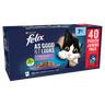 FELIX AS GOOD AS IT LOOKS Senior Mixed Selection in Jelly Wet Cat Food 40x100g