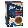 Felix Soup Farm Selection Wet Cat Food 6 x 48g