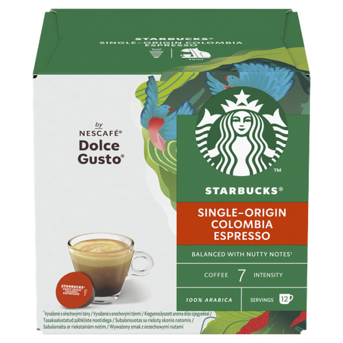 Starbucks Single-Origin Colombia Espresso Coffee Pods x 12