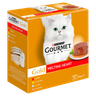 Gourmet Gold Cat Food Melting Heart Meat and Fish 8 x 85g