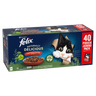 FELIX NATURALLY DELICIOUS Mixed Selection in Jelly Wet Cat Food 40 x 80g