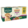 WINALOT Adult Dog Food Pouch Mixed in Jelly 40 x 100g