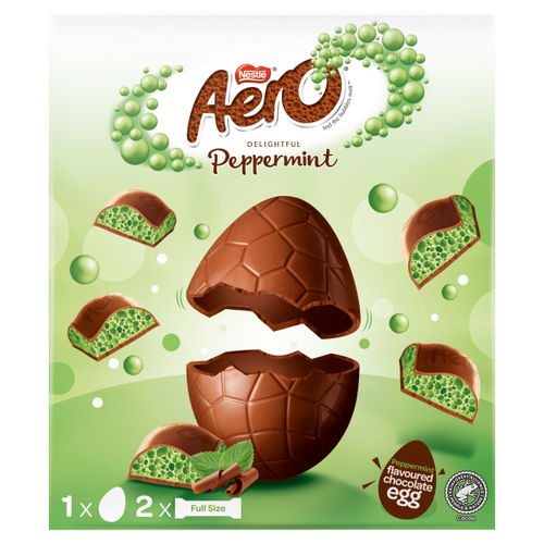 Aero Peppermint Mint Chocolate Large Easter Egg 222g We Get Any Stock