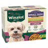 WINALOT Small Dog Food Pouch Mixed in Jelly 12 x 100g 