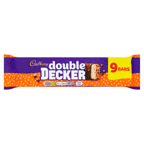 Cadbury Double Decker Chocolate Bar 9 Pack 335.7g