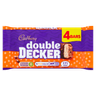 Cadbury Double Decker Chocolate Bar 4 Pack 149.2g