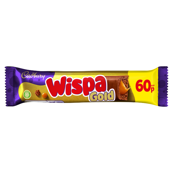 Cadbury Wispa Gold Chocolate Bar 69p PMP 48g
