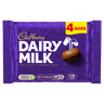 Cadbury Dairy Milk Chocolate Bar 4 Pack 134g