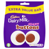 Cadbury Dairy Milk Giant Buttons Chocolate Bag 330g