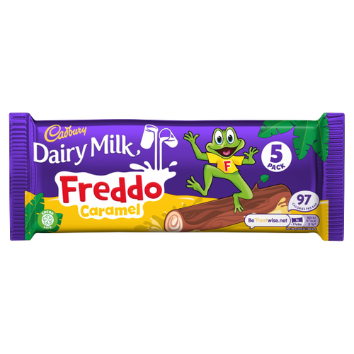 Cadbury Dairy Milk Freddo Caramel Chocolate Bar 5 Pack 97.5g We Get