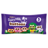 Cadbury Dairy Milk Buttons 5 Treatsize Chocolate Bags 70g