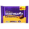 Cadbury Dairy Milk Caramel Chocolate Bar 4 Pack 148g