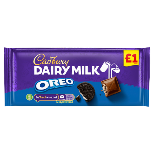 Cadbury Dairy Milk with Oreo Chocolate Bar £1 120g