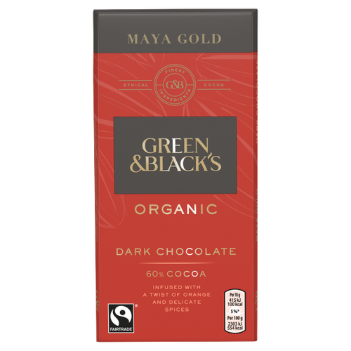 Green & Black's Organic Maya Gold Dark Chocolate Bar 90g