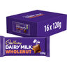 Cadbury Dairy Milk Wholenut Chocolate Bar 120g